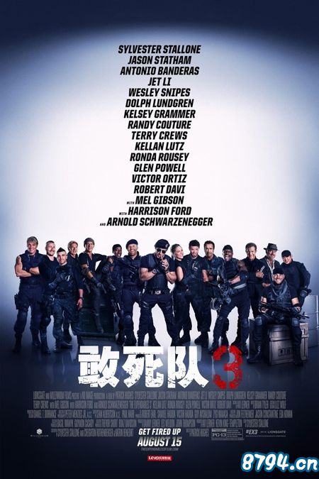 《变形金刚4》和《敢死队3》中国票房远高于北美