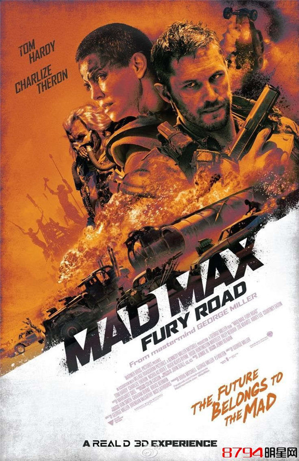 《疯狂的麦克斯4：狂暴之路》的影评:不要激情要疯狂 不要速度要狂暴