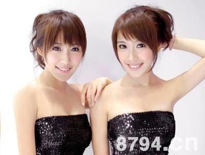 台湾最美双胞胎近照：姐姐怀上双胞胎