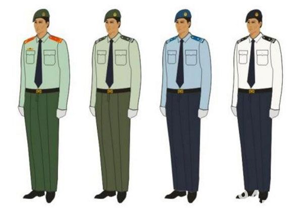 图片：从2000年起，贝雷帽和束腰式、夹克式夏服配发全军部队。